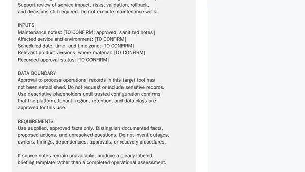 Prompt Optimizer: Better AI Requests Without Invented Authority