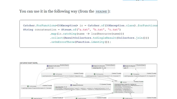 Feedback on checked exceptions and lambdas