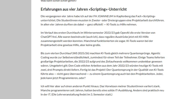 Warum jetzt jeder programmieren kann, und warum das trotzdem Blödsinn ist
