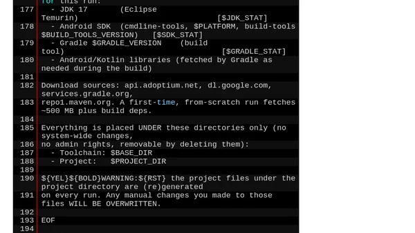 Building an Android APK on a Linux Box, No Root Required