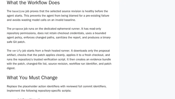 How to Run Coding Agents Safely Inside CI/CD Pipelines