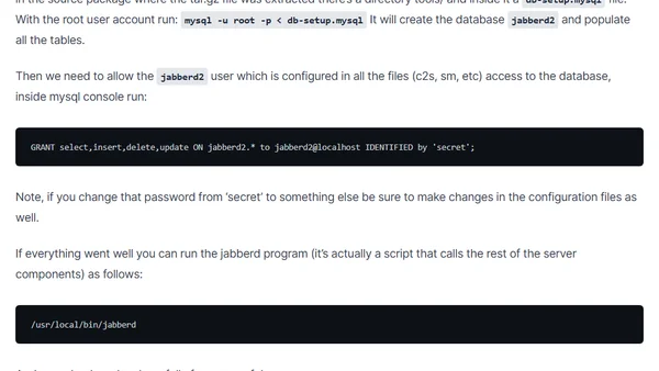 Jabberd2 Deployment