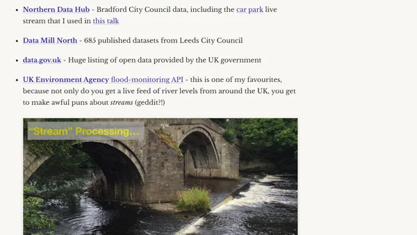 Some of my favourite public data sets