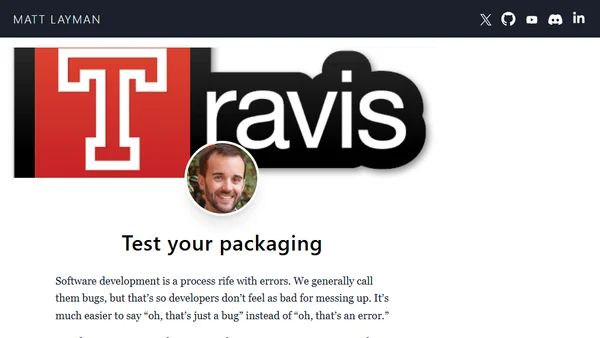 Test your packaging