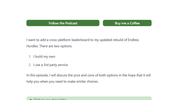 Should you use 3rd party services or make your own