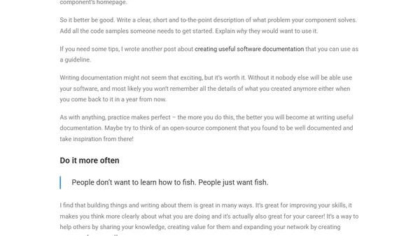 What I learned making my first open source React component