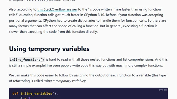 Inlining Functions