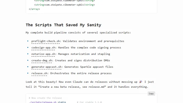 Code Signing and Notarization: Sparkle and Tears