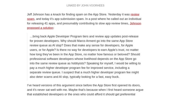 Raising the Gates Is Not the Way to Improve the App Store