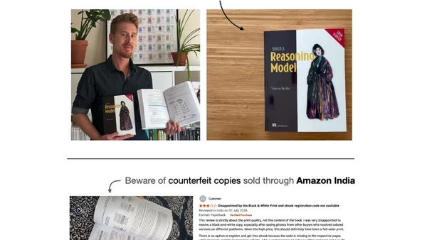 Build a Reasoning Model From Scratch Is Now on Amazon