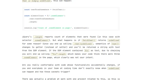 Chaining should be an operator in the language itself