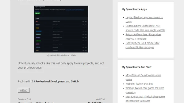 Create Your Own Starting GitHub Issues Labels