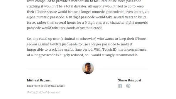 Apple vs the FBI