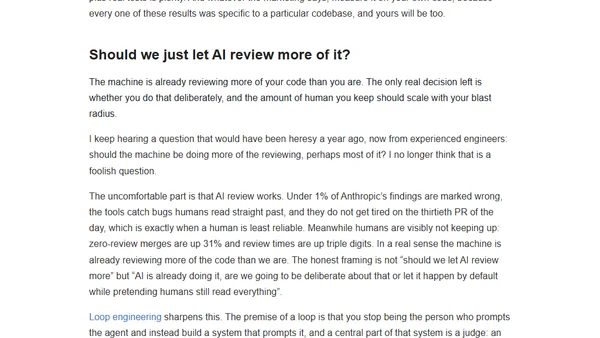 Agentic Code Review