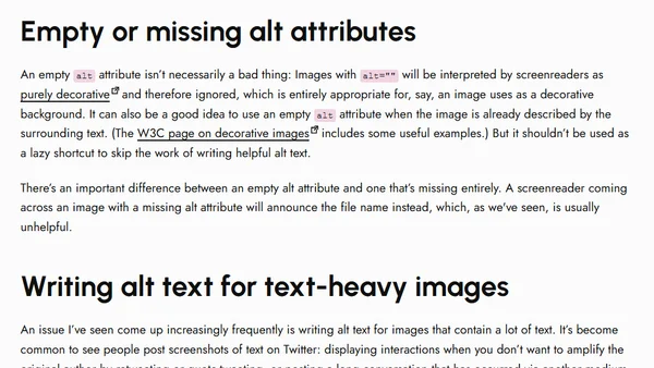 Writing Useful Alt Text