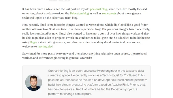 Time for a New Blog