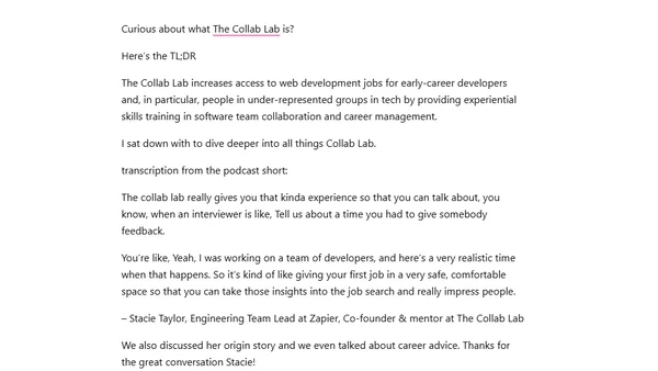 What is The Collab Lab?