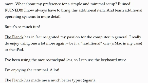 📄 The Planck keyboard has ruined me