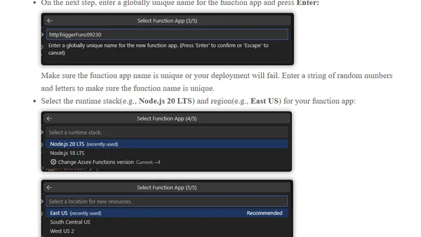 Creating Azure Function Apps with VS Code Extension and Azure CLI