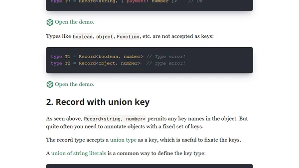 Record Type in TypeScript: A Quick Intro