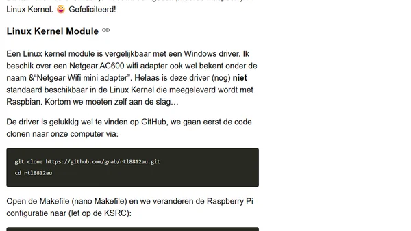 Cross-compiling Linux Driver (Raspberry Pi)