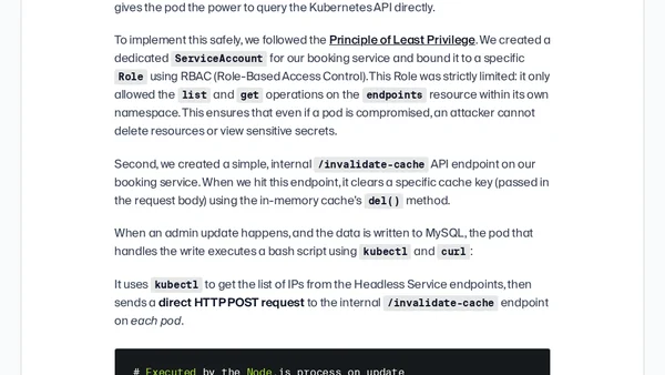 How we solved cache invalidation in Kubernetes with a headless service