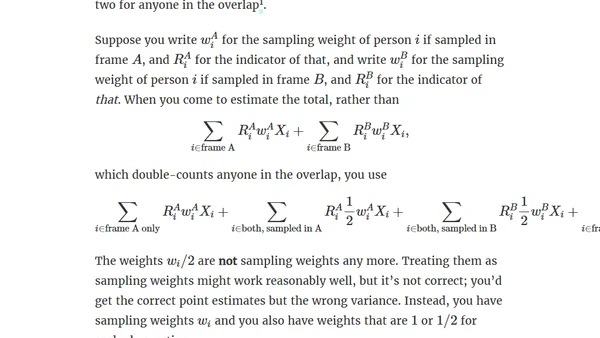 Importance weights