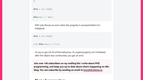 PHP reimagined