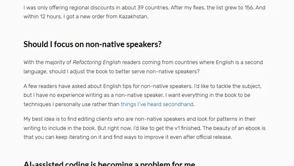 Refactoring English: Month 15