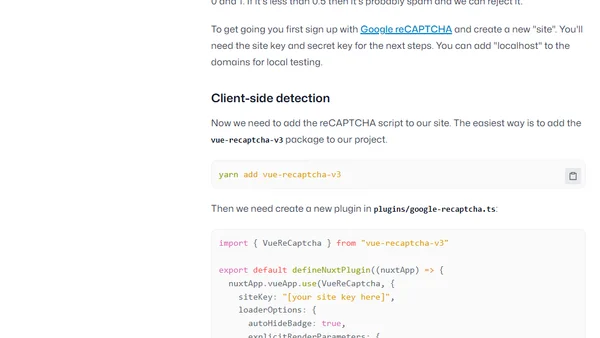 Email form sender with Nuxt3, Cloudflare, Brevo & reCAPTCHA