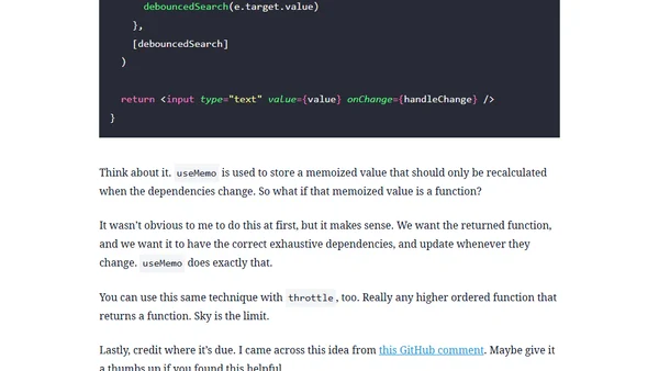 Debounce and Throttle Callbacks with React Hooks