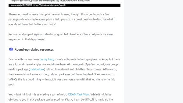 Hand-crafted curation: meta-#SoDS18