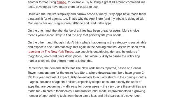 The Utility App Flood Won’t Last