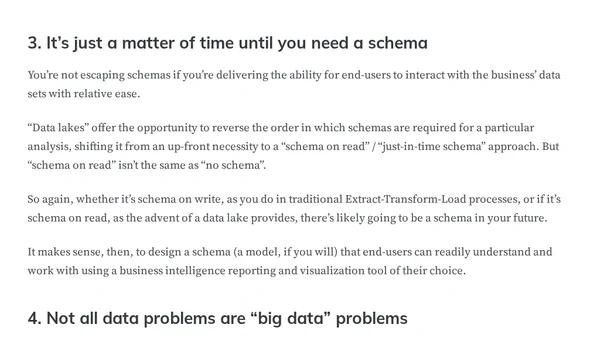 Winning with Dimensional Models in the Age of Big Data