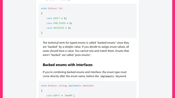 PHP 8.1: Enums
