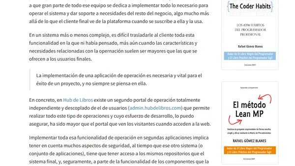 ¿Y qué pasa con la operación de un sistema en producción?