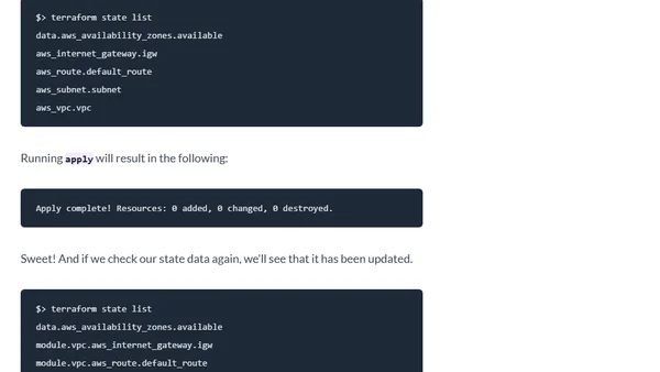 Using the Moved Block in Terraform 1.1