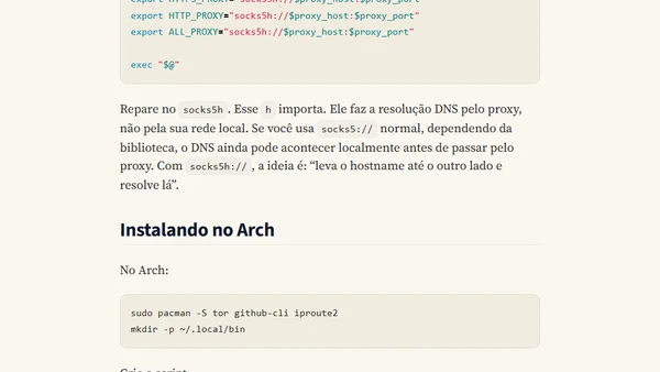 Burlando o bloqueio à API do GitHub no Brasil