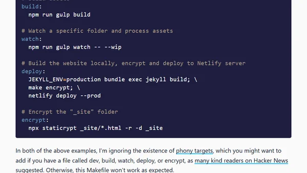 I Like Makefiles