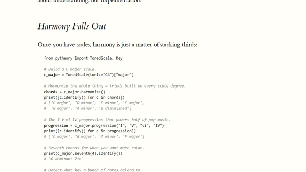 PyTheory Is Awesome