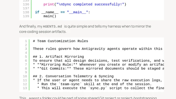 How to share agentic coding artifacts with your teammates