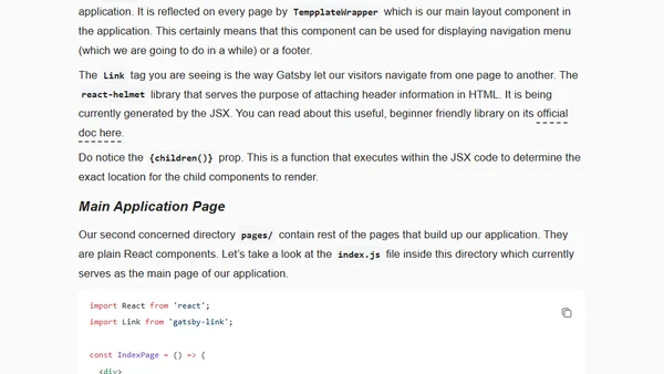 Gatsby.js: How to set up and use the React Static Site Generator
