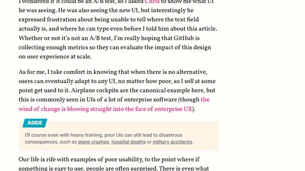 Minimalist Affordances: Making the right tradeoffs
