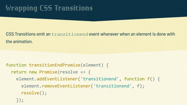 DIY Web Animations: Promises + rAF + Transitions