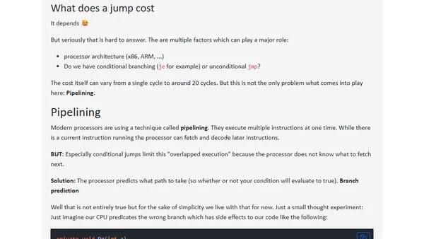 Branch Prediction - How much does an if cost?