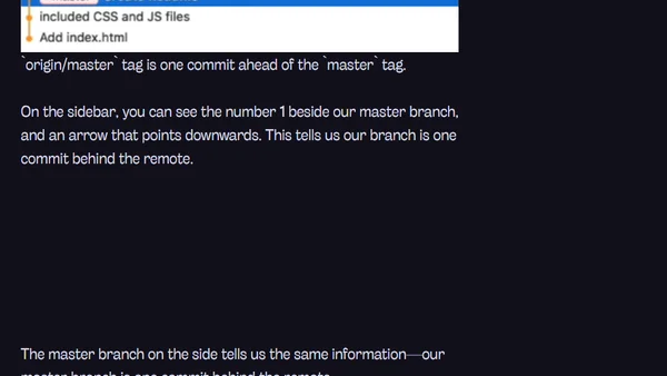 Pulling from a Git remote