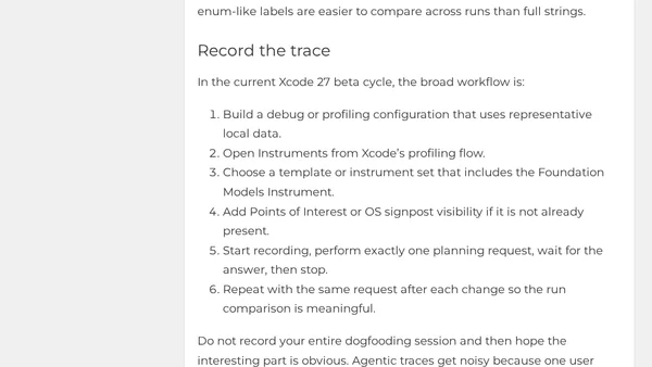 Debug Foundation Models Sessions With Instruments
