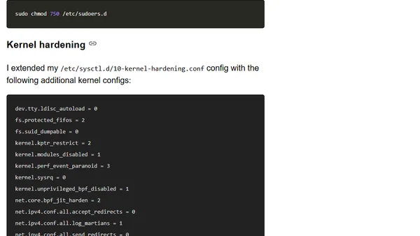 Server Hardening