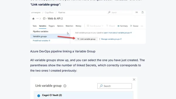 Using Azure Key Vault Secrets from your DevOps pipelines