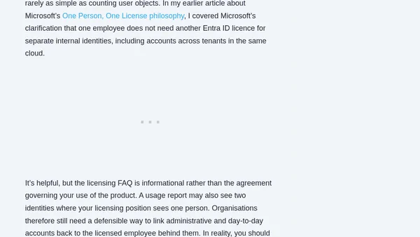 Are Microsoft preparing license enforcement for Entra ID?